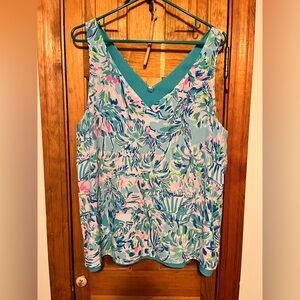 Women’s Lilly Pulitzer sleeveless v-neck reversible top size XL